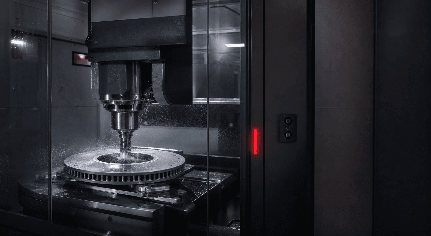 Precision brake component machining